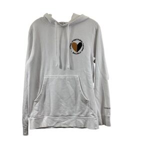 Evereve Womens 4tl For The Love Hoodie Pullover Sweatshirt Oversized Size XS